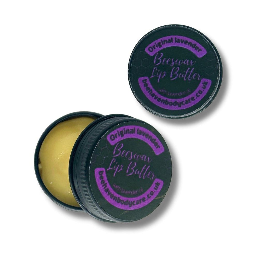 Bee Haven Lip Butter® with Lavender (10g tin) - Bee Haven Bodycare & Gifts