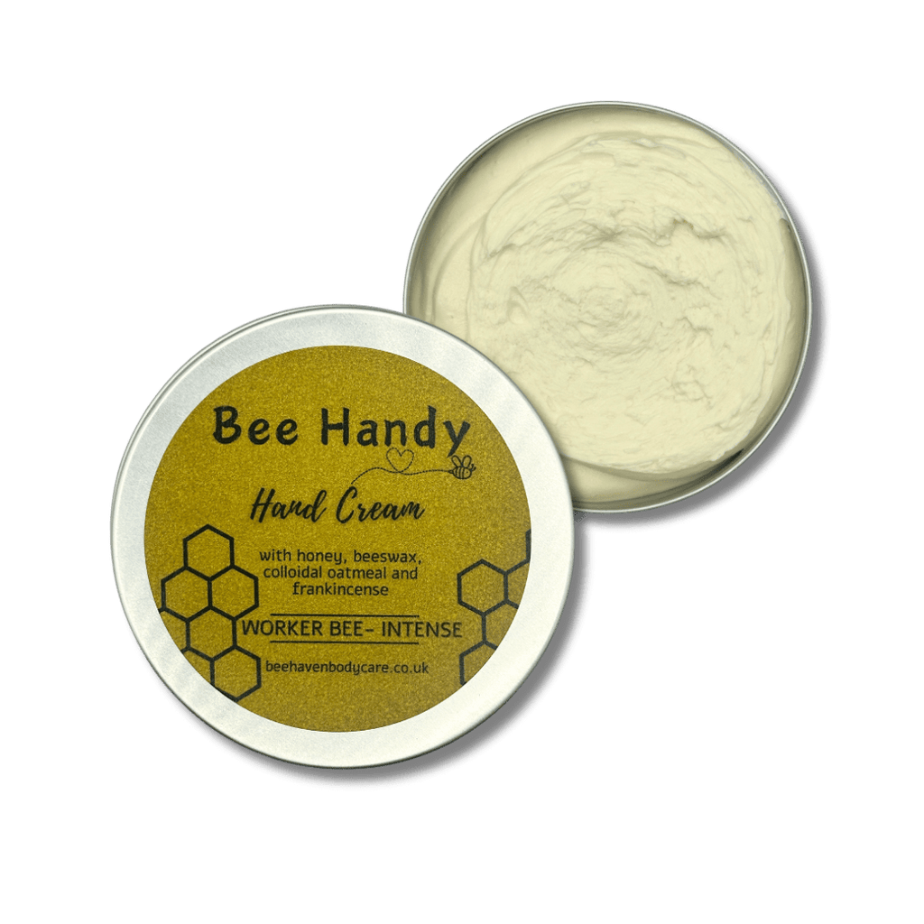 Beeswax, Honey, Oatmeal & Frankincense - Worker Bee Intense Hand Cream - Bee Haven Bodycare & Gifts