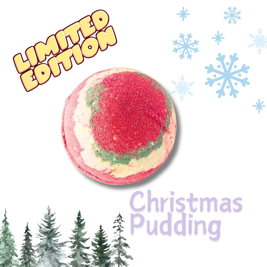 Christmas Pudding Bath Bomb - Bee Haven Bodycare & Gifts