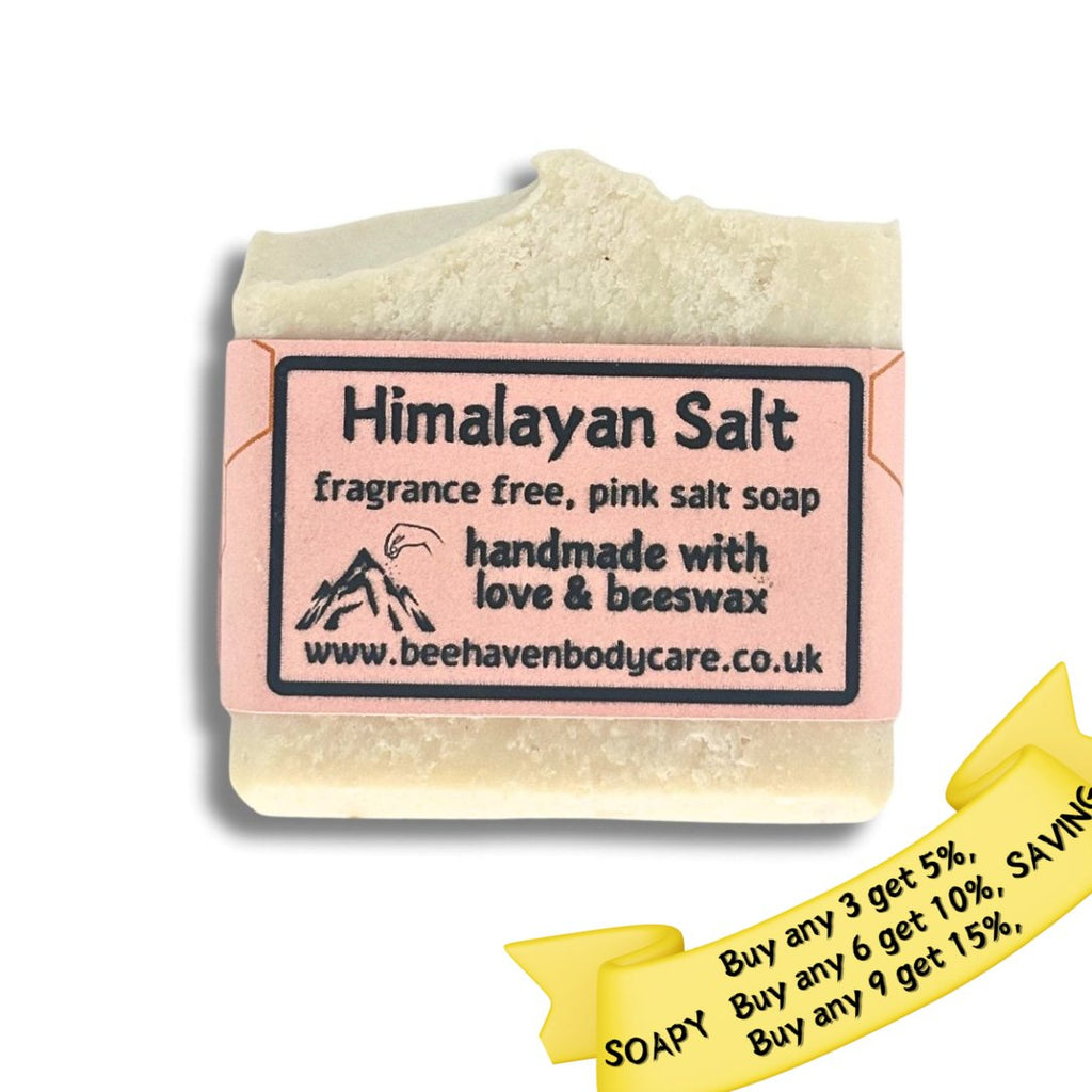 Himalayan Salt & Beeswax Soap - Unscented - Bee Haven Bodycare & Gifts