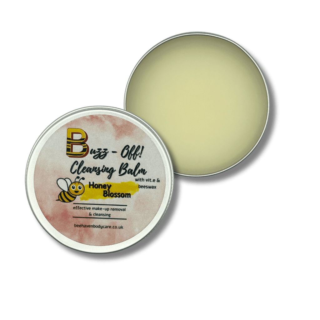 Honey Blossom Cleansing Balm - Buzz Off! (Beeswax Makeup Remover) - Bee Haven Bodycare & Gifts