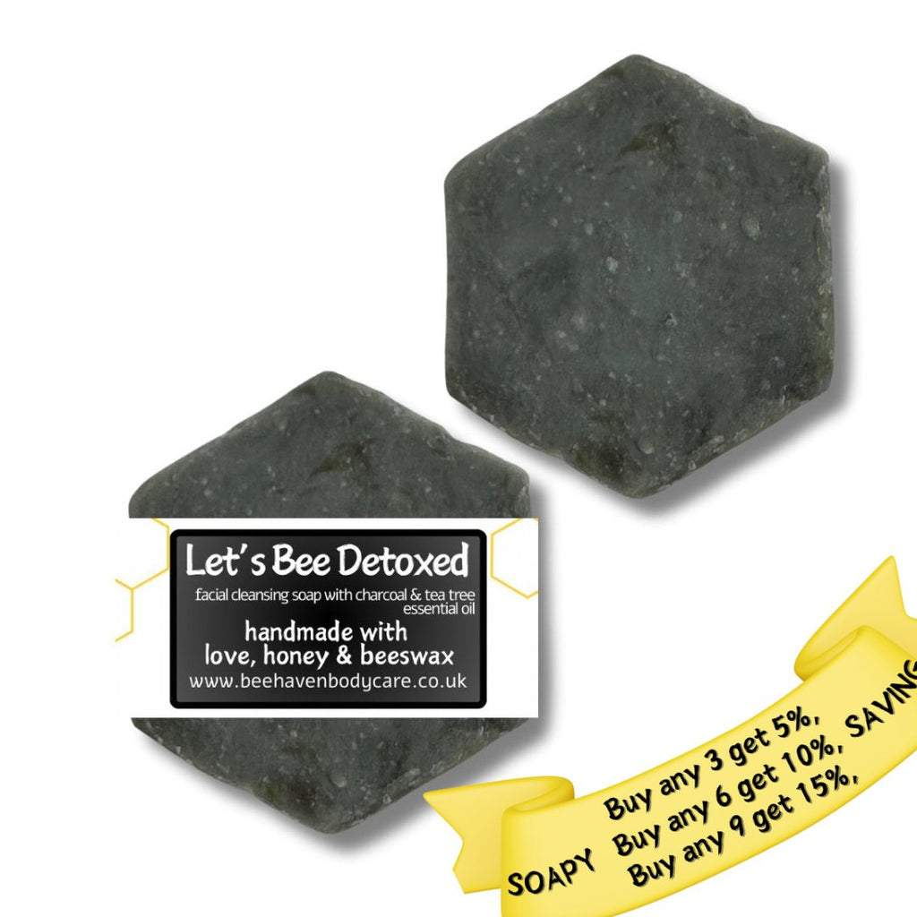 Honey Facial Cleansing Soap (for Oily Skin) - Let's Bee Detoxed - Bee Haven Bodycare & Gifts