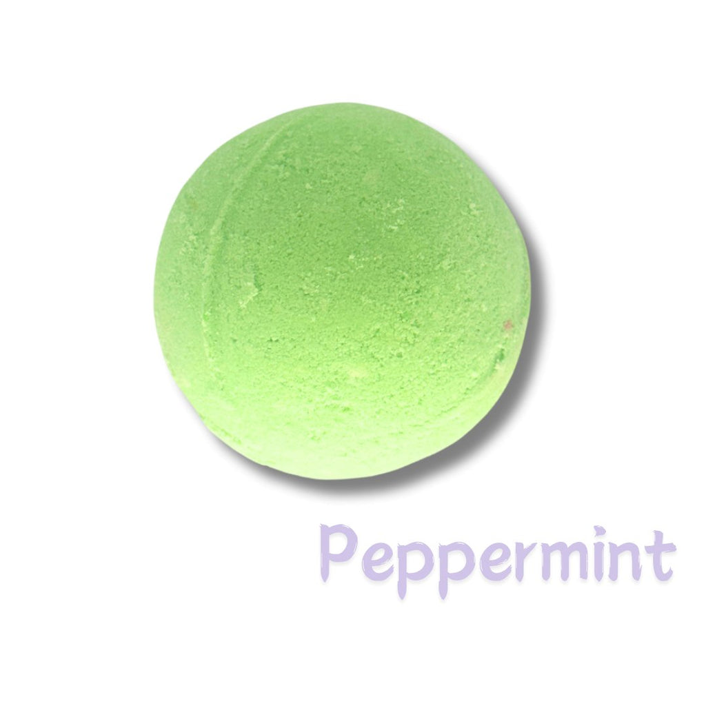 Peppermint (Essential Oil) Bath Bomb - Bee Haven Bodycare & Gifts