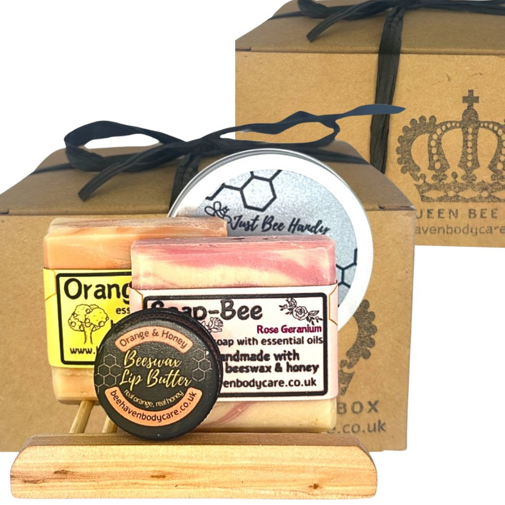 Queen Bee (5pcs) Gift Box - Bee Haven Bodycare & Gifts