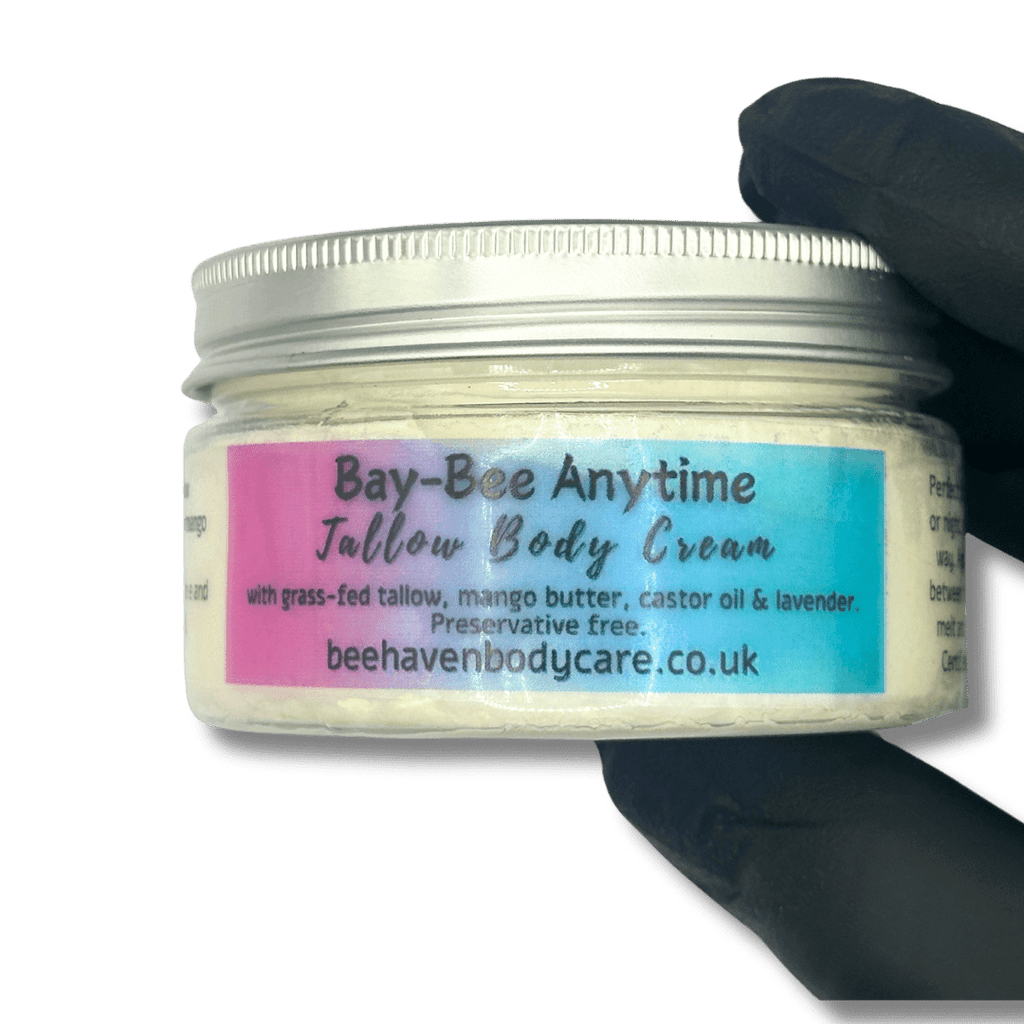 Tallow Cream for Babies with lavender - Bay - Bee Anytime Tallow Cream - Bee Haven Bodycare & Gifts