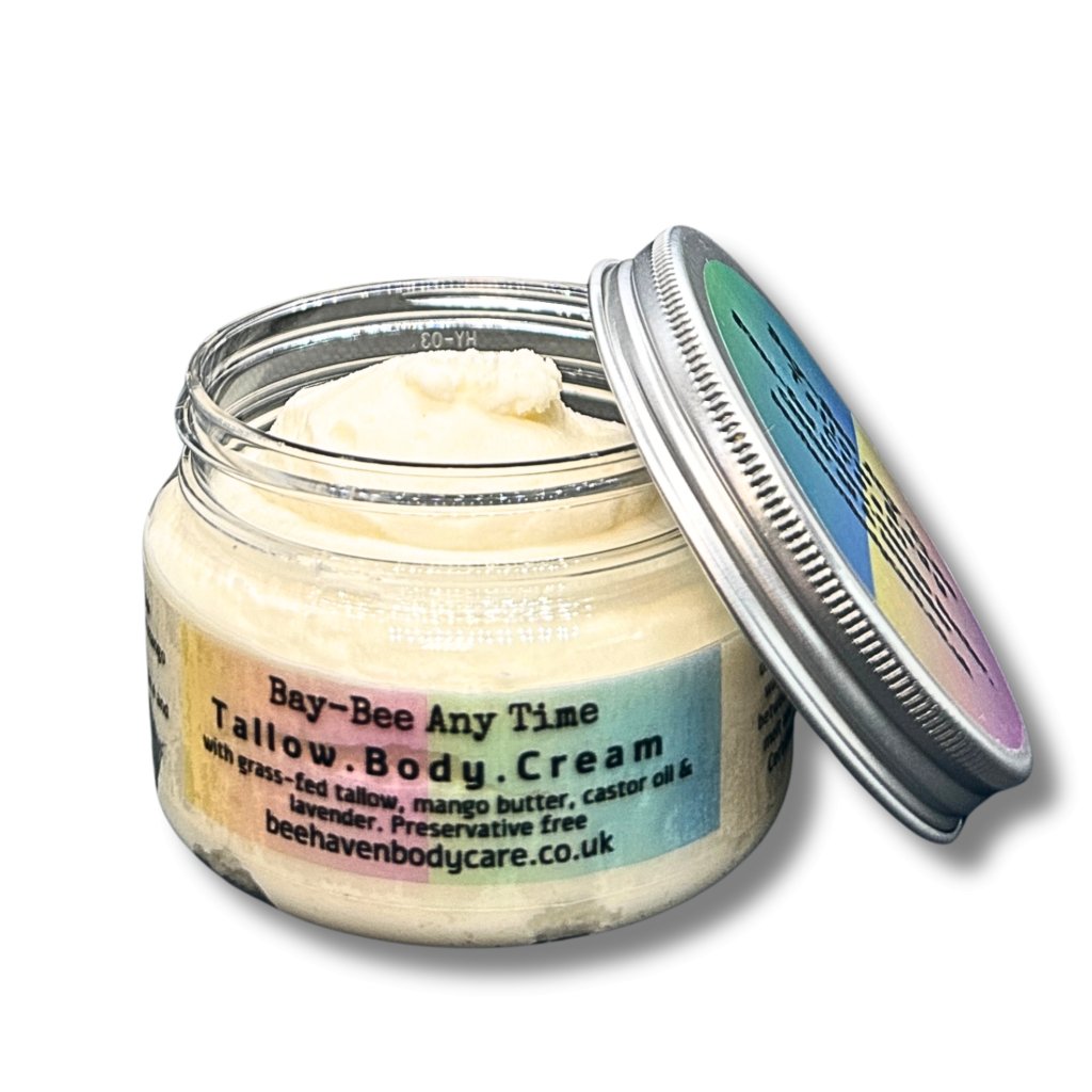 Tallow Cream for Babies with lavender - Bay - Bee Anytime Tallow Cream - Bee Haven Bodycare & Gifts