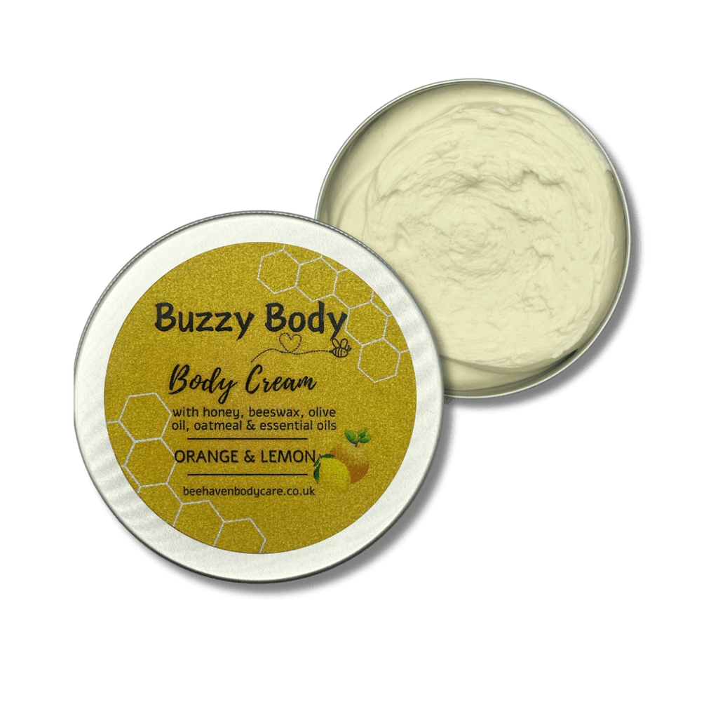 Zesty, Thick Body Cream - Sweet Zesty Buzzy Body - Bee Haven Bodycare & Gifts