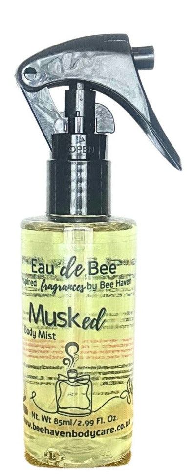 Musked Body Mist - Eau De Bee Body Mist - Bee Haven Bodycare & Gifts