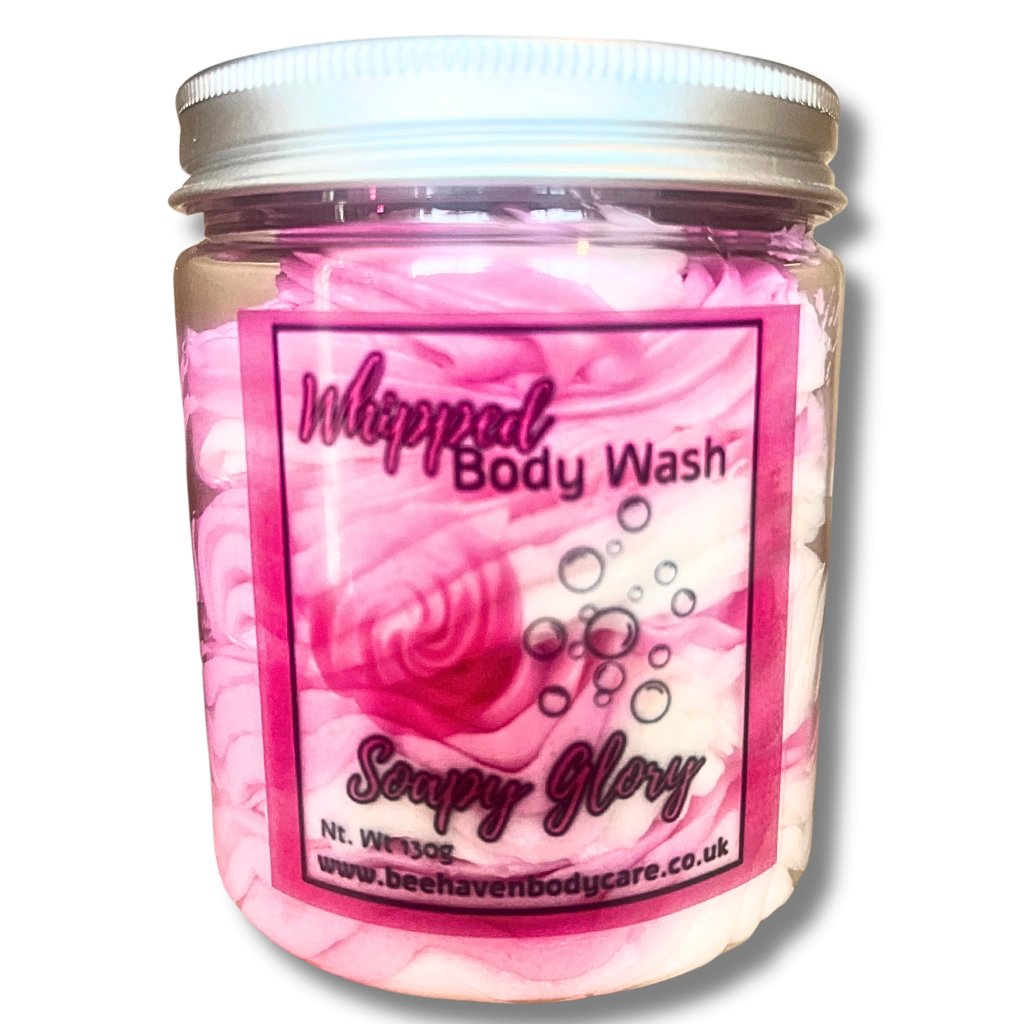 Whipped Body Wash-Soapy Glory (PINK) - Bee Haven Bodycare & Gifts
